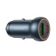 Автомобільний зарядний пристрій BOROFONE BZ32A Fresh single port 3A 30W Metal-grey