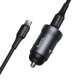 Автомобільний зарядний пристрій Hoco Z62A Energy single port Type-C Set 3A 30W Metal-grey