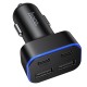 Автомобільний зарядний пристрій Hoco Z63 Barry f6-port Car charger 3A 15W Black