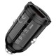 Автомобільний зарядний пристрій Hoco NZ2 Link Car Charger 30W Black