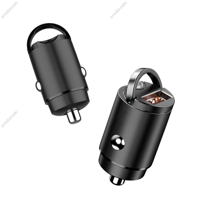 Автомобільний зарядний пристрій WiWU PC301 Car Charger 30W Black