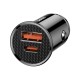 Автомобільний зарядний пристрій Baseus Circular Car Charger PD QC4.0 5A 30W Black CCALL-YS01