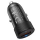 Автомобільний зарядний пристрій HOCO Z32A Flash Power Fully Compatible 4A 18W Black