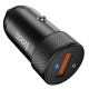 Автомобільний зарядний пристрій HOCO Z32A Flash Power Fully Compatible 4A 18W Black