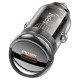 Автомобільний зарядний пристрій HOCO Z53 Sight single port PD30W Transparent Black