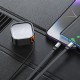 Автомобільний зарядний пристрій Hoco NZ13 Clever Car charger with telescopic cable 30W Black