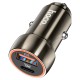 Автомобільний зарядний пристрій Hoco Z46A Blue whale Type-C Cable 3A 30W Grey