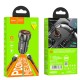 Автомобільний зарядний пристрій Hoco Z46A Blue whale Type-C Cable 3A 30W Grey