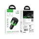 Автомобільний зарядний пристрій HOCO Z69A Vivido car charger with digital display 37W Black