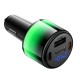 Автомобільний зарядний пристрій HOCO Z69A Vivido car charger with digital display 37W Black