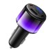 Автомобільний зарядний пристрій HOCO Z69A Vivido car charger with digital display 37W Black