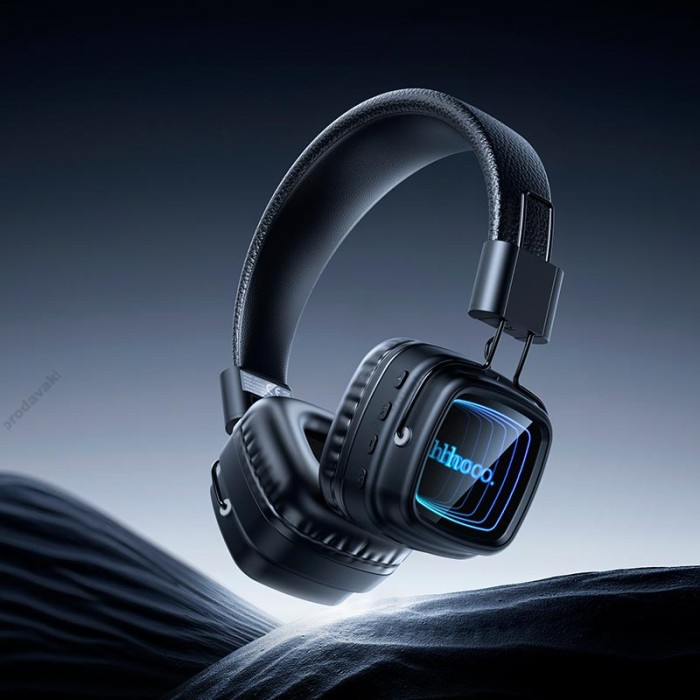 Бездротові Bluetooth навушники HOCO W72 Earl Ⅲ abyss mirror headphones  Black