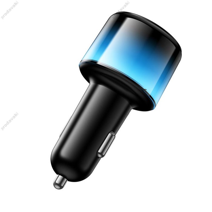 Автомобільний зарядний пристрій HOCO Z69 Vivido car charger 24W Black
