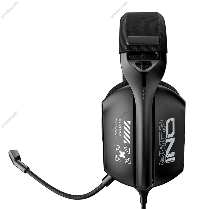 Дротові навушники Onikuma X12 Noise Cancelling Headphone Wired Game Headset RGB Black