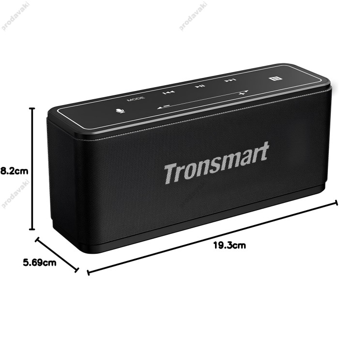 Портативна колонка Bluetooth Tronsmart Mega BT5.0 40W Black