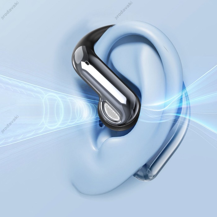 Бездротові Bluetooth навушники Earldom OWS1 BT 5.4 Black