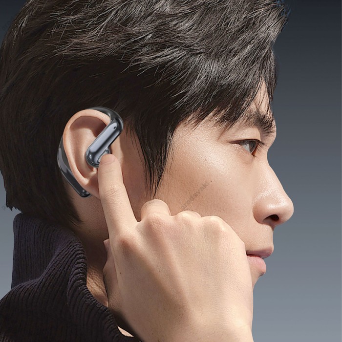 Бездротові Bluetooth навушники Earldom OWS1 BT 5.4 Black
