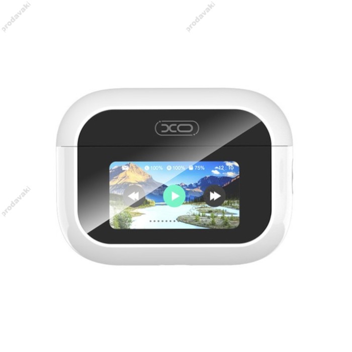 Бездротові Bluetooth навушники XO X47 Smart TWS Earbuds 4nd Generation BT 5.4 White