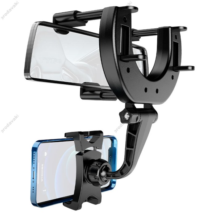 Автомобільний тримач Borofone BH49 Rearview mirror Black