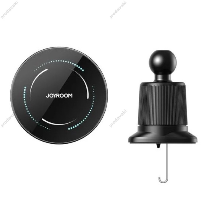 Автомобільний тримач із бездротовою зарядкою Joyroom JR-ZS502 Magnetic Wireless Car Holder 15W Black