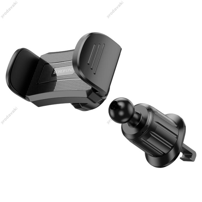 Автомобільний тримач BOROFONE BH88 Enlighten clip Car holder (air outlet) Black