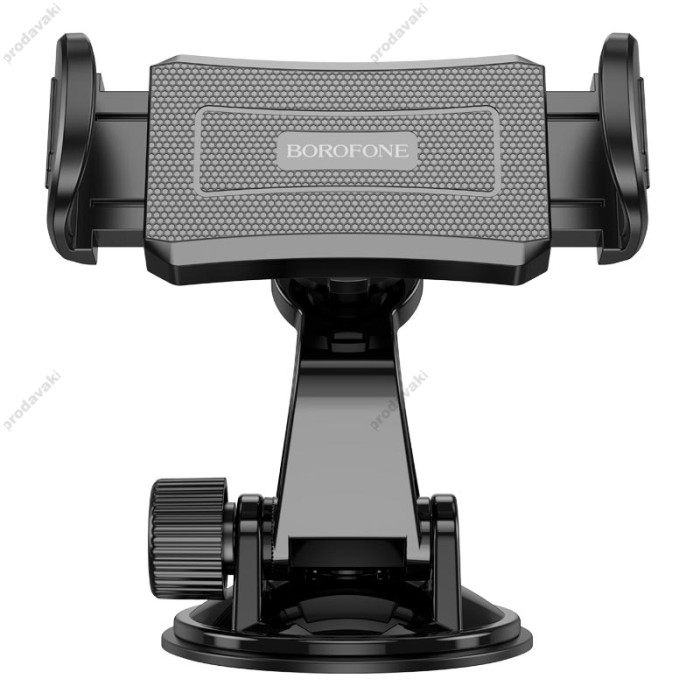 Автомобільний тримач BOROFONE BH89 Enlighten clip car holder (center console) Black