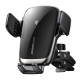 Автомобільний тримач із бездротовою зарядкою JOYROOM JR-ZS248 Electric Wireless Air Outlet Black