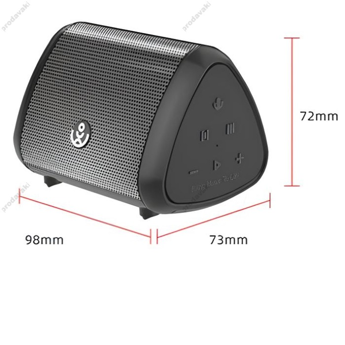 Портативна колонка Bluetooth XDOBO BMTL TRY & GO Mini IPX6 15W Black