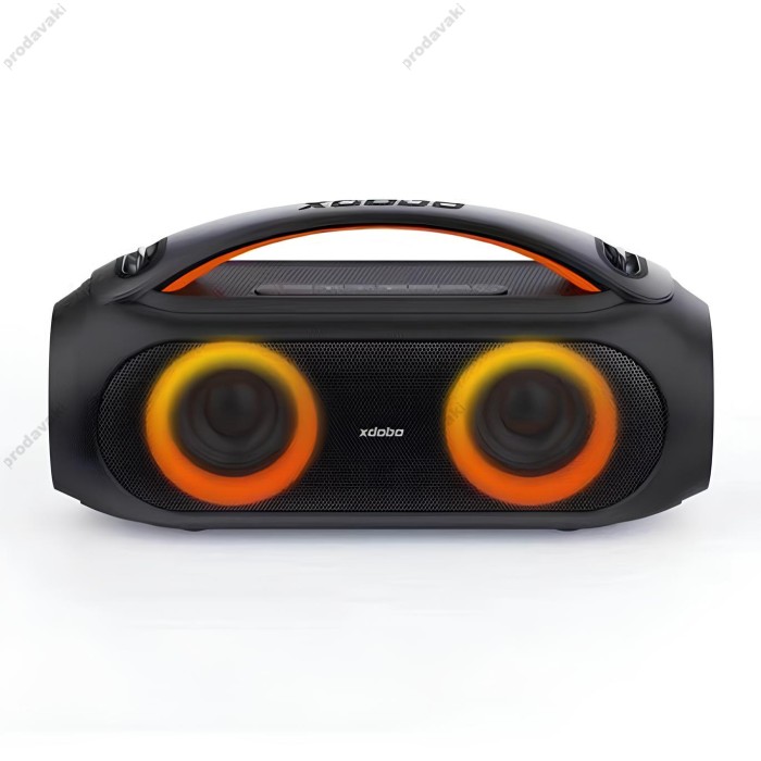 Портативна колонка Bluetooth Xdobo Vibe Plus IPX5 BT5.0 80W TWS Black