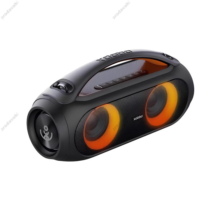 Портативна колонка Bluetooth Xdobo Vibe Plus IPX5 BT5.0 80W TWS Black