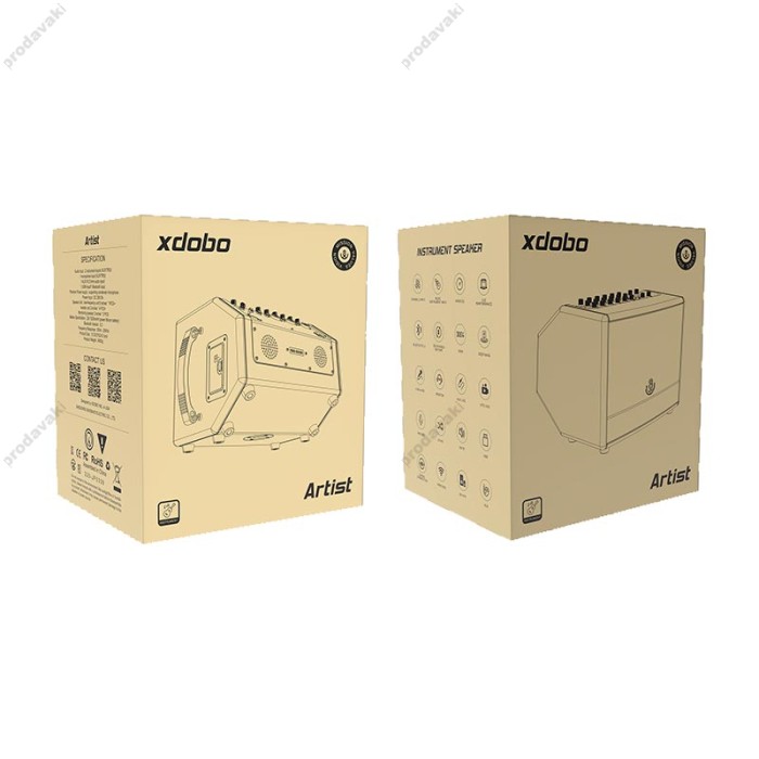 Портативна колонка Bluetooth XDOBO BMTL Artist BT5.3 300W DSP EQ black