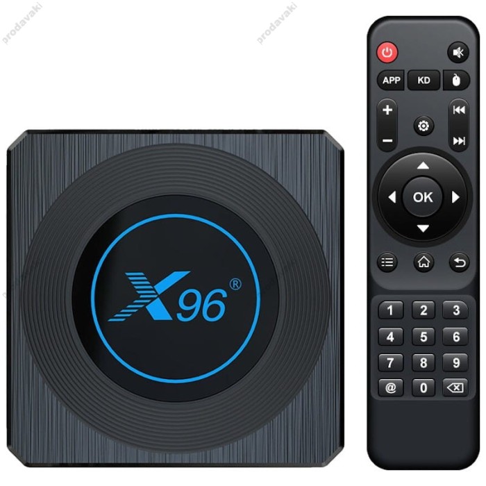 Android TV приставка Amlogic TV BOX X96x4 Air S905X4 4GB RAM 64GB ROM