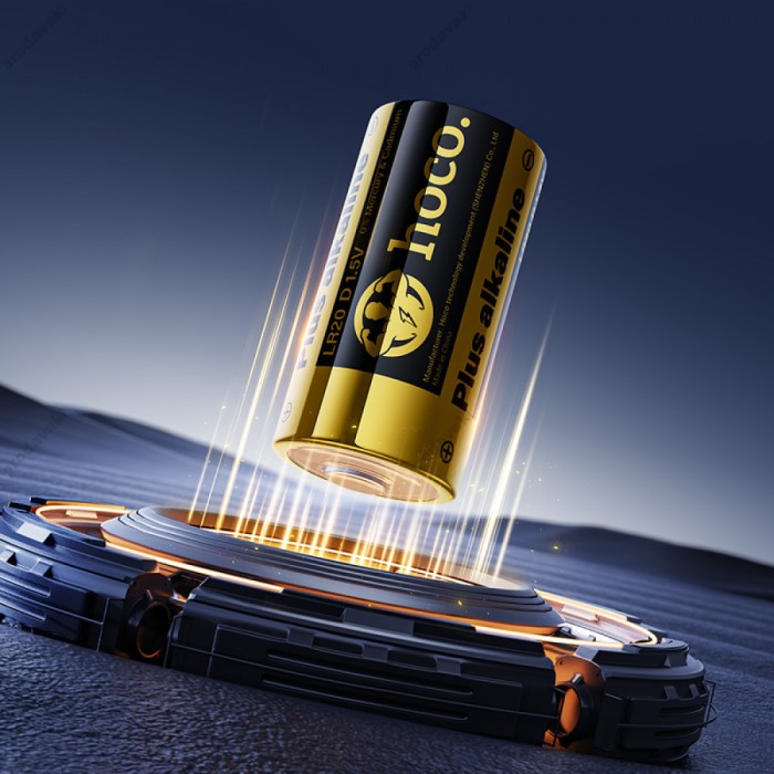 Батарейки Hoco JA5 D alkaline battery LR20 (2шт)
