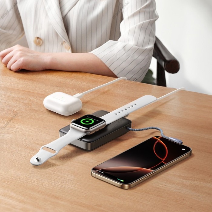Повербанк портативний акумулятор Power bank Joyroom JR-PBM02 MagSafe магнітний 10000 mAh Black