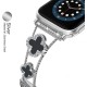Ремінець для Apple Watch Four-leaf Clover Diamond 38mm/40mm/41mm Silver Black
