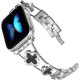 Ремінець для Apple Watch Four-leaf Clover Diamond 38mm/40mm/41mm Silver Black
