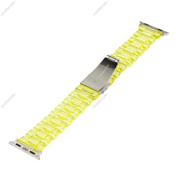 Ремінець для Apple Watch Candy band 38mm/40mm/41mm лимонний