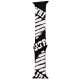 Ремінець Sport Band для Apple Watch 42mm / 44mm / 45mm off white black