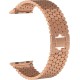 Ремінці Apple Watch Stainless Luxury Steel 38mm / 40mm / 41mm ( Рожеве золото / Rose Gold )