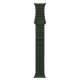 Ремінці Apple Watch Leather Loop Magnet 42mm / 44mm / 45mm Темно-зелений