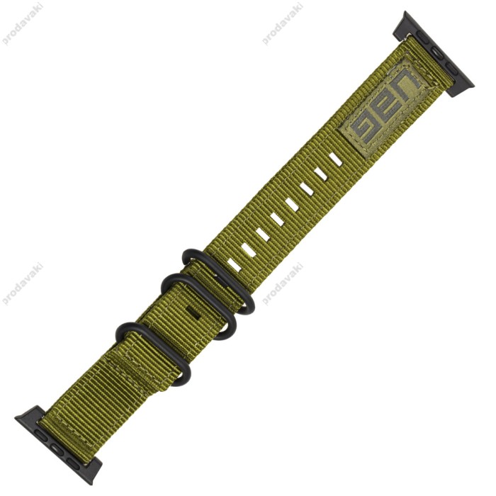 Ремінець для Apple Watch UAG Nylon Nato 42mm/44mm/45mm зелений