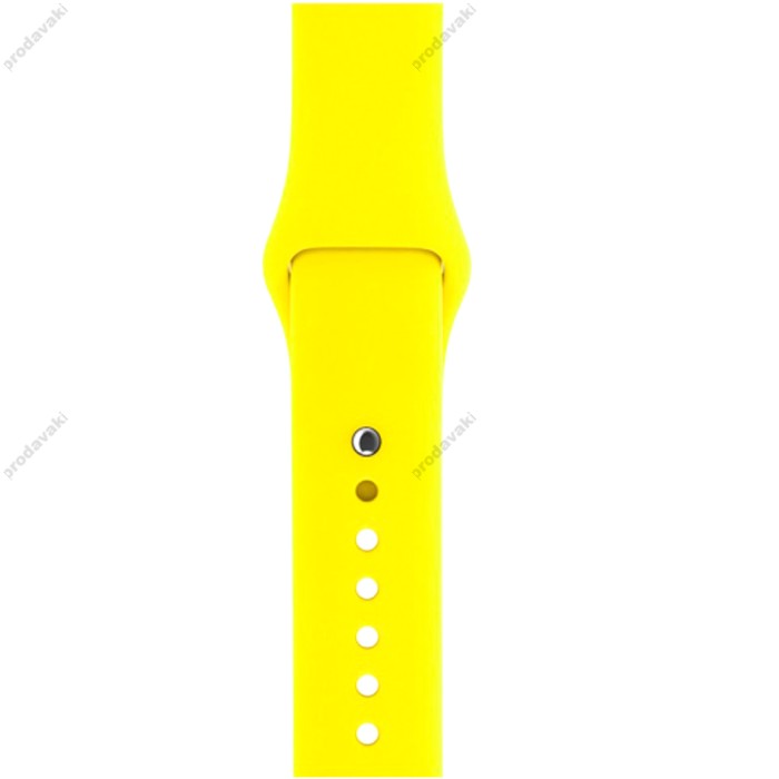 Ремінці Apple Watch 42mm / 44mm / 45mm яскраво жовтий