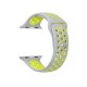 Ремешок для Apple Watch Sport Nike+ 38mm / 40mm / 41mm серо-лимонный