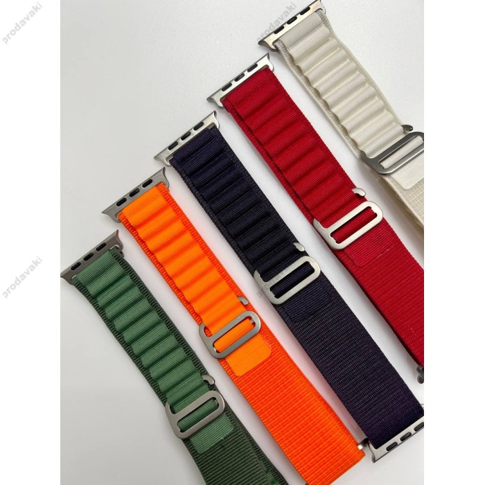 Ремінець для Apple Watch 42/44/45/49 mm Alpine Loop green