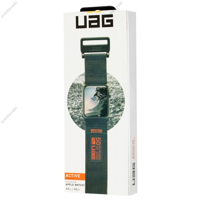 Ремінець для Apple Watch UAG Nylon Loop Active 42mm/44mm/45mm чорний