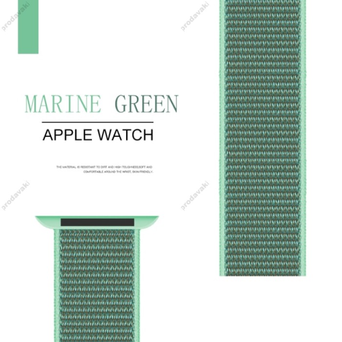 Ремінець для Apple Watch 38mm/40mm/41mm Nylon Sport Loop Mint