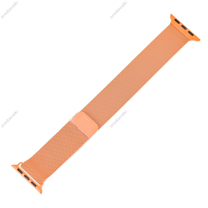 Ремінець для Apple Watch Milanese Loop 38mm/40mm/41mm помаранчевий