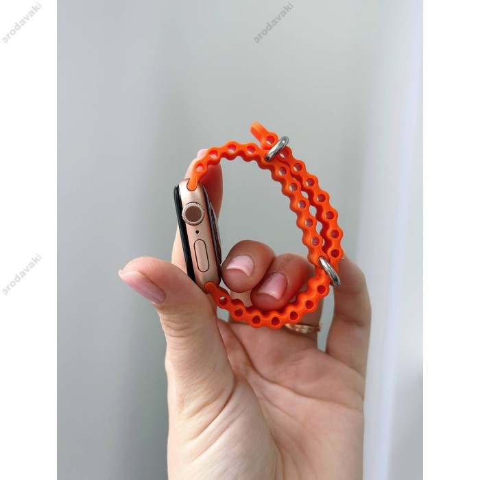 Ремінець для Apple Watch 38mm / 40mm / 41mm Ocean Band white black