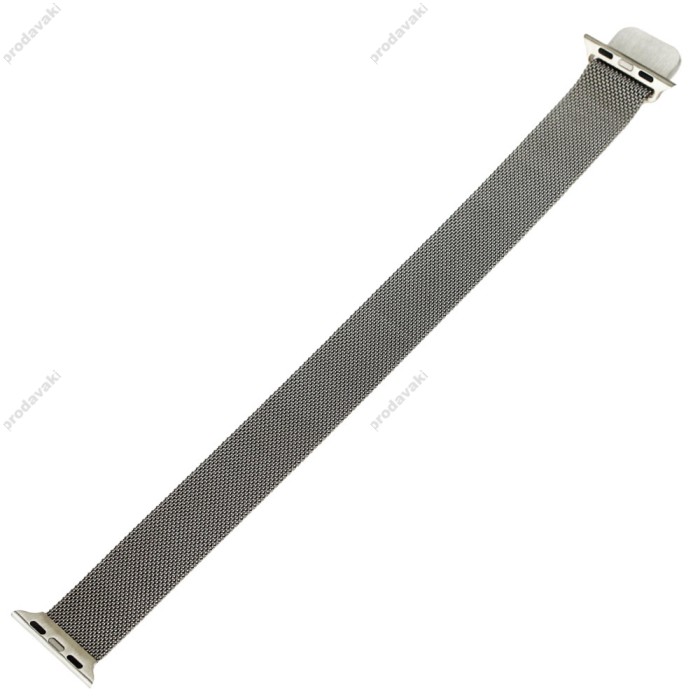 Ремінець для Apple Watch Milanese Loop 42mm / 44mm / 45mm сріблястий (OEM)