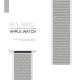 Нейлоновий ремінець Nylon loop 42mm/44mm/45mm для Apple Watch (Sea Shell)